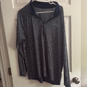 Under Armour Navy and Gray Pullover